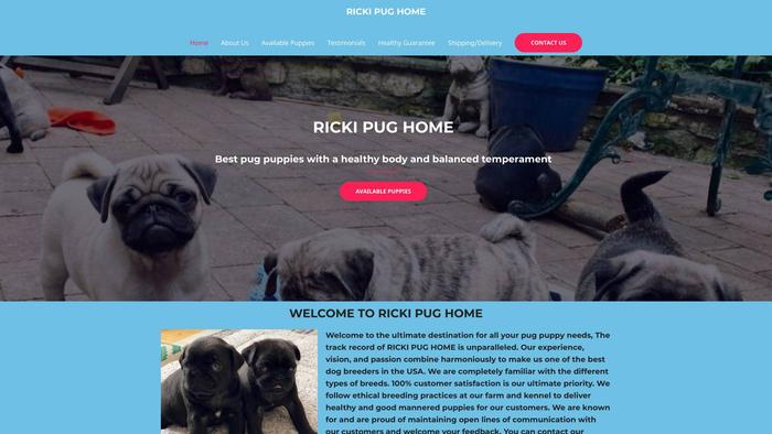 Rickipughome.com - Pug Puppy Scam Review