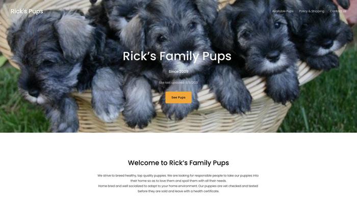 Rickspuppypals.com - Schnauzer Puppy Scam Review