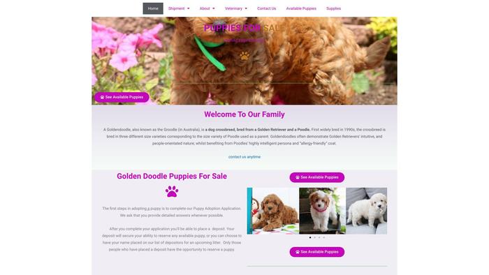 Robertgoldendoodlehome.dog - Golden Doodle Puppy Scam Review