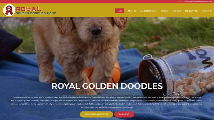 Royalgoldendoodleshome.com - Golden Doodle Puppy Scam Review