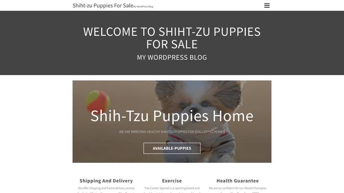 Shihtzupuppiesforsales.com - Shihtzu Puppy Scam Review