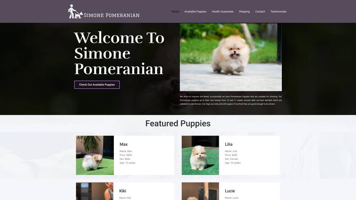 Simonepomeranianpuppies.com - Pomeranian Puppy Scam Review