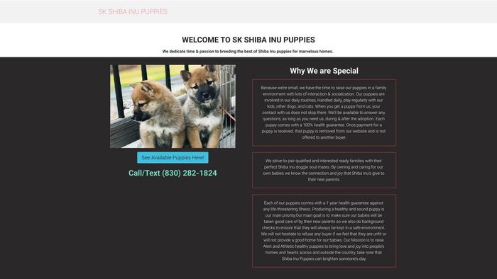 Skshibainupuppies.site - Shibhainu Puppy Scam Review