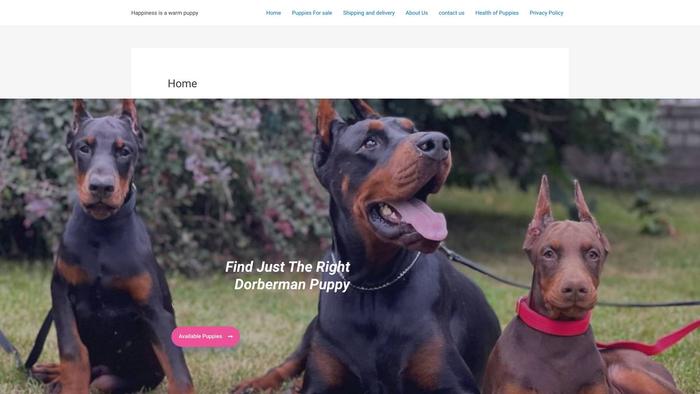 Smartdobermanpuppieshome.store - Doberman Pinscher Puppy Scam Review