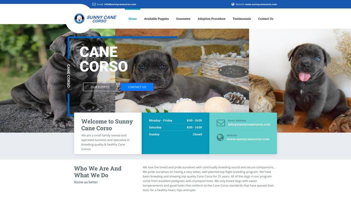 Sunnycanecorso.com - Cane Corso Puppy Scam Review