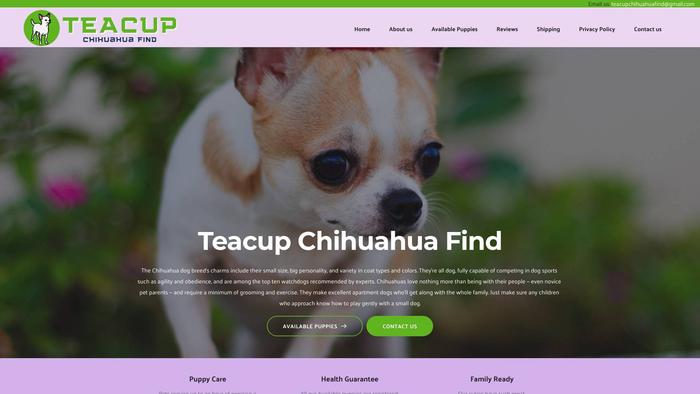 Teacupchihuahuafind.com - Chihuahua Puppy Scam Review