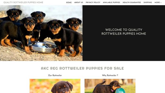 Topqualityrottweilerpuppies.com - Rottweiler Puppy Scam Review