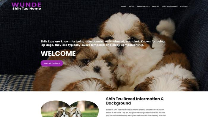 Wundeshihtzuhome.com - Shihtzu Puppy Scam Review