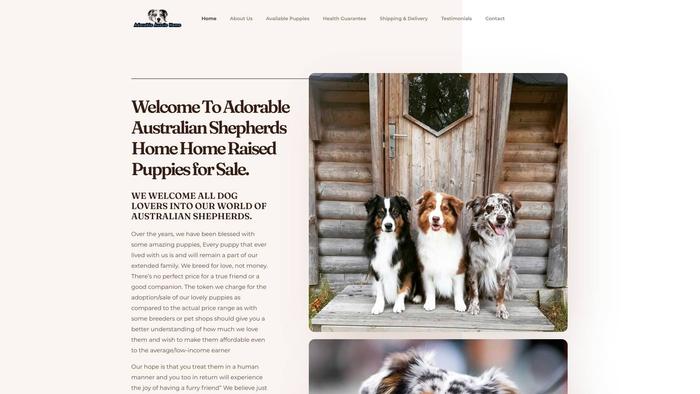 Adorableaussiehome.com - Australian Shepherd Puppy Scam Review