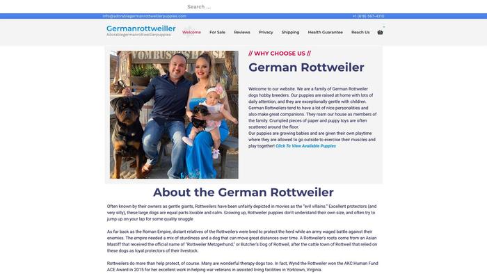 Adorablegermanrottweillerpuppies.com - Germanshepherd Puppy Scam Review