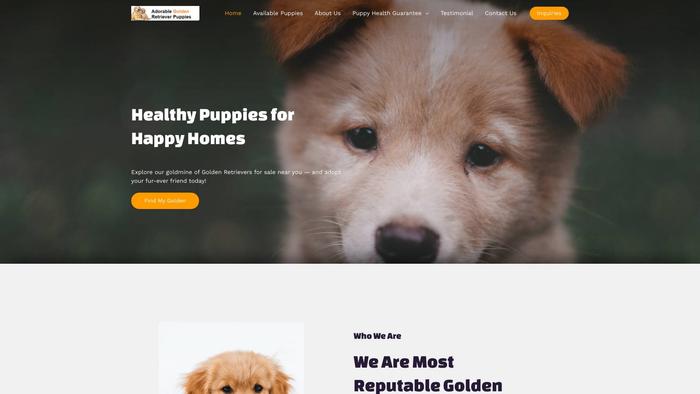 Adorablegoldenretrievers.com - Golden Retriever Puppy Scam Review