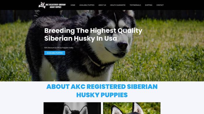 Akcregisteredsiberianhuskypuppies.com - Husky Puppy Scam Review