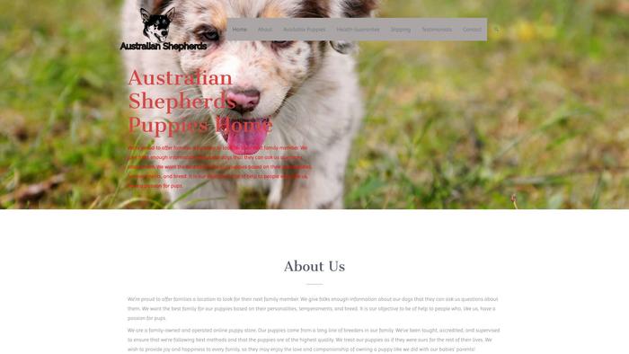 Aussieshepherdsforrehoming.site - Australian Shepherd Puppy Scam Review