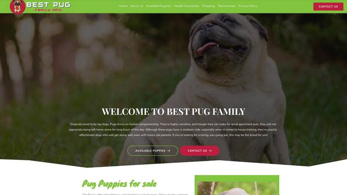 Bestpugfamilyinfo.com - Pug Puppy Scam Review