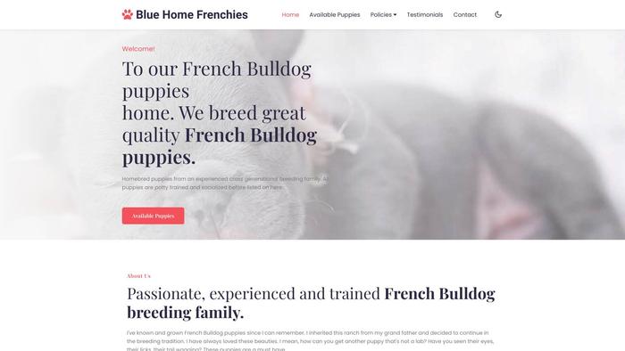 Bluehomefrenchies.info - French Bulldog Puppy Scam Review