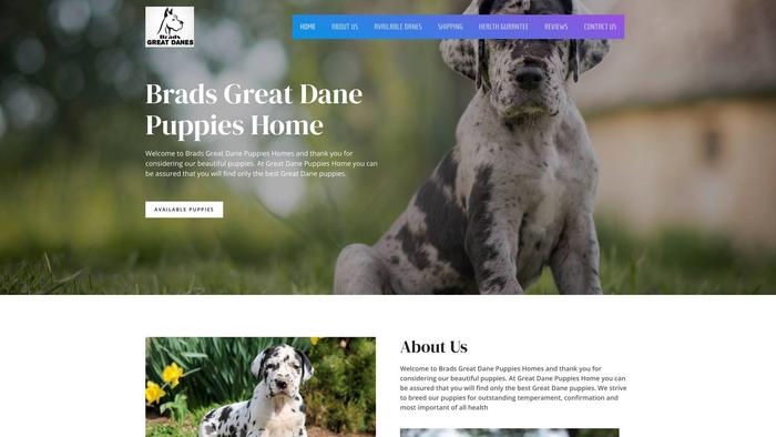 Bradsgreatdanepups.com - Great Dane Puppy Scam Review