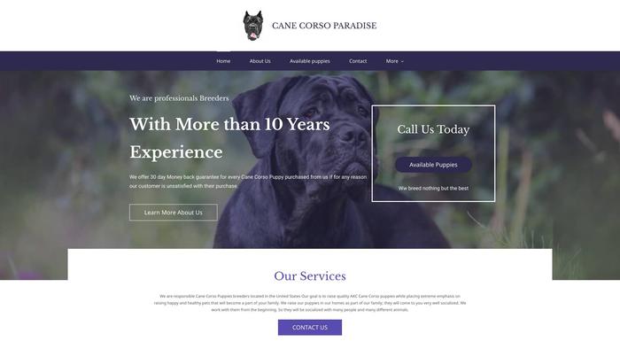 Canecorsoparadisehome.com - Cane Corso Puppy Scam Review