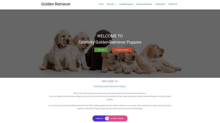 Celebritygoldenretrieverpuppies.com - Golden Retriever Puppy Scam Review