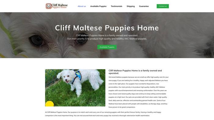 Cliffmaltesepuppieshome.com - Maltese Puppy Scam Review