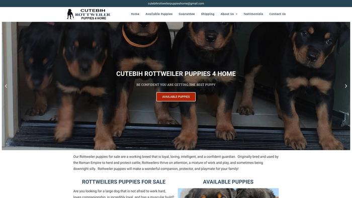 Cute-rottweilerpupps4sale.com - Rottweiler Puppy Scam Review