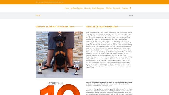 Debbiesrottweilersfarm.com - Rottweiler Puppy Scam Review