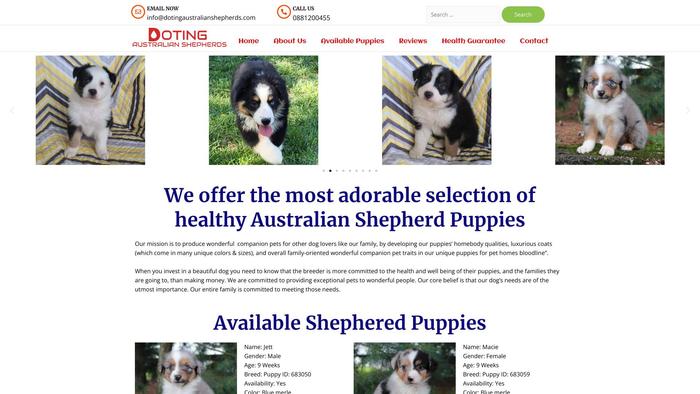 Dotingaustralianshepherds.com - Germanshepherd Puppy Scam Review