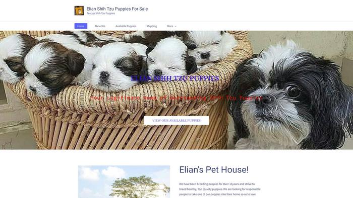 Elianshihtzupuppies.com - Shihtzu Puppy Scam Review