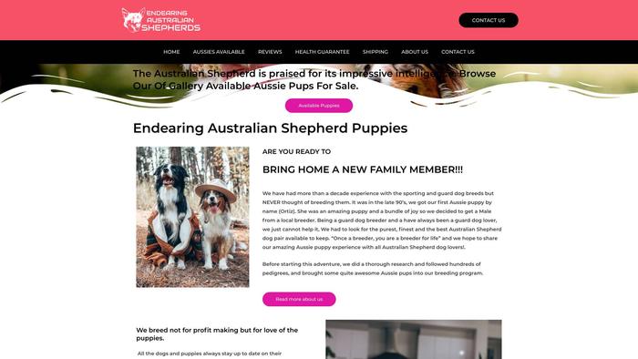 Endearingaustralianshepherdpuppies.com - Germanshepherd Puppy Scam Review