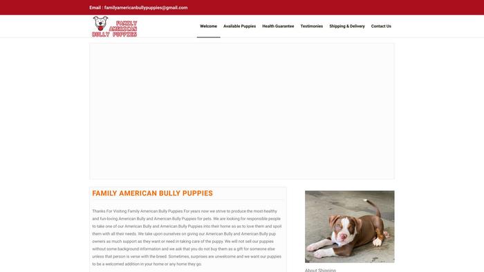 Familyamericanbullypuppies.com - Pit Bull Puppy Scam Review