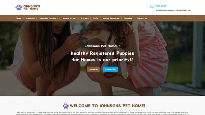 Johnsons-pet-homecom.com - Australian Shepherd Puppy Scam Review