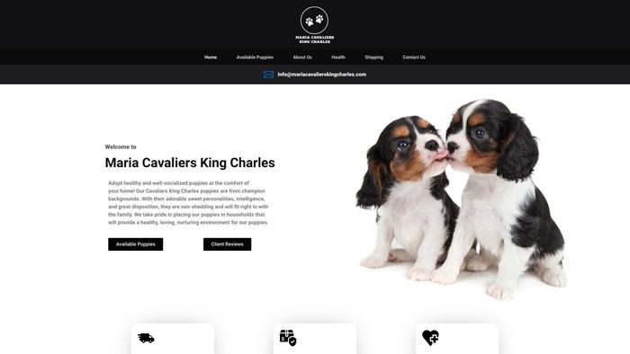 Mariacavalierskingcharles.com - Cavalier King Charles Spaniel Puppy Scam Review