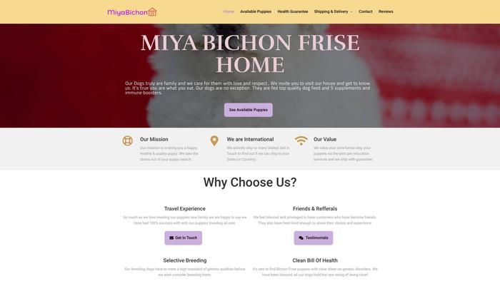 Miyabichonhome.com - Bichon Frise Puppy Scam Review