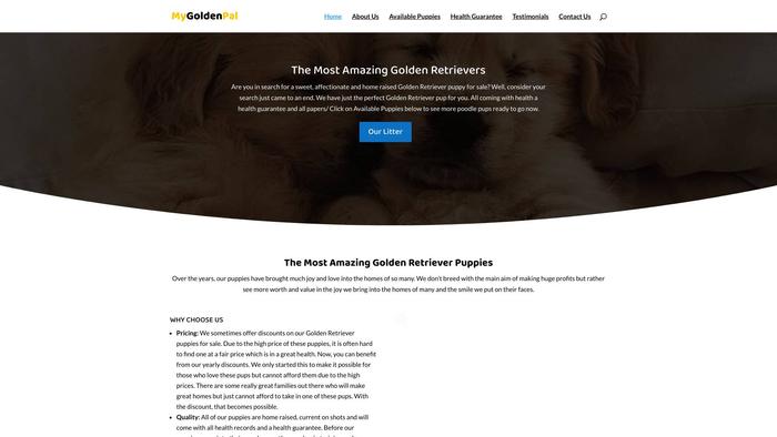 Mygoldenpal.com - Golden Retriever Puppy Scam Review