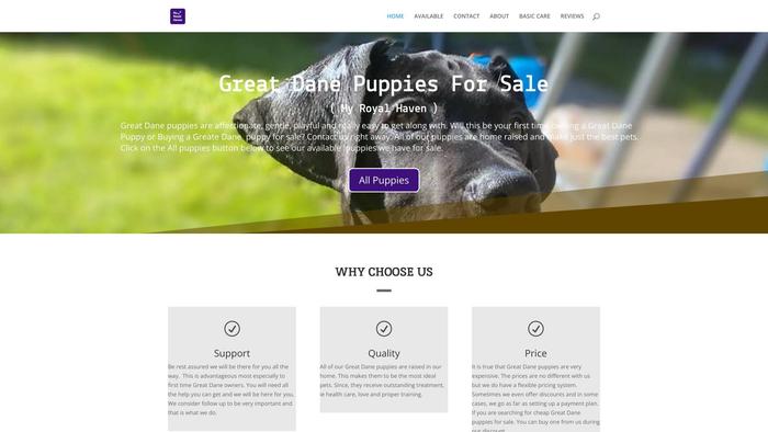 Myroyalhaven.com - Great Dane Puppy Scam Review