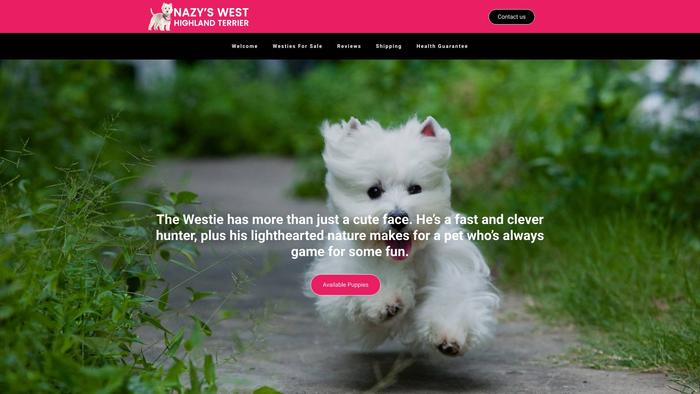 Nazyswesthiglandterrier.com - Terrier Puppy Scam Review