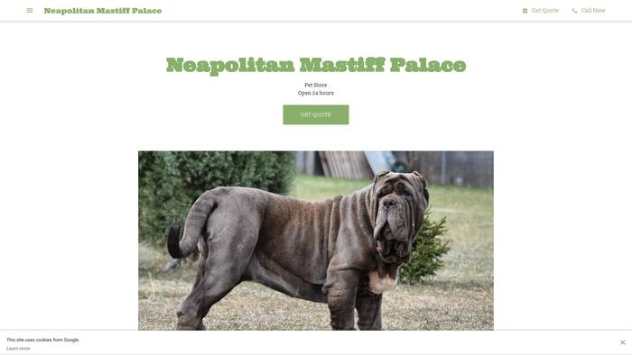 Neapolitanmastiffpalace.com - Tibetan Mastiff Puppy Scam Review