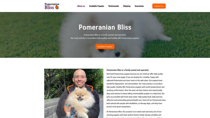 Pomeranianbliss.com - Pomeranian Puppy Scam Review