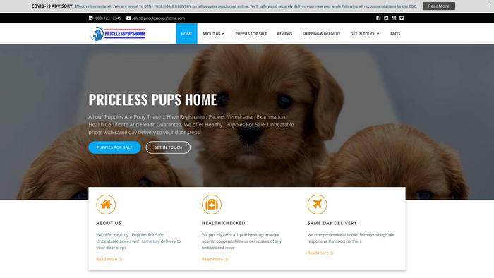 Pricelesspupshome.com - Cavapoo Puppy Scam Review