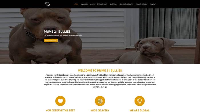 Prime21bullies.com - Pit Bull Puppy Scam Review