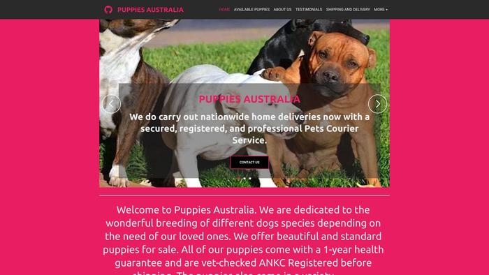 Puppiesaustralia.dog - Terrier Puppy Scam Review