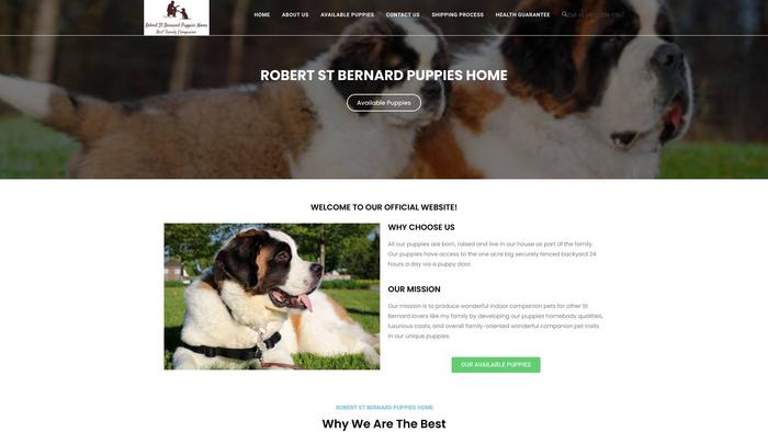 Robertsaintbernardpuppies.com - Saint Bernard Puppy Scam Review