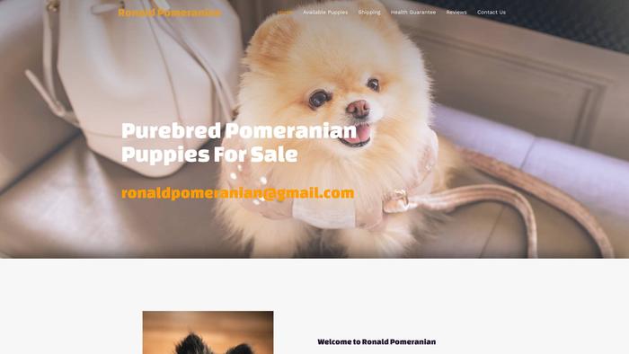 Ronaldpomeranian.com - Pomeranian Puppy Scam Review