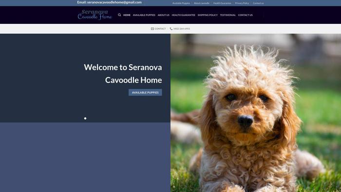 Seranovacavoodlehome.com - Cavapoo Puppy Scam Review