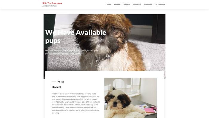 Shitzuloversanctuary.com - Shihtzu Puppy Scam Review