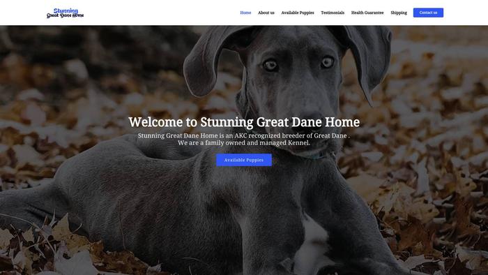 Stunninggreatdanehome.com - Great Dane Puppy Scam Review