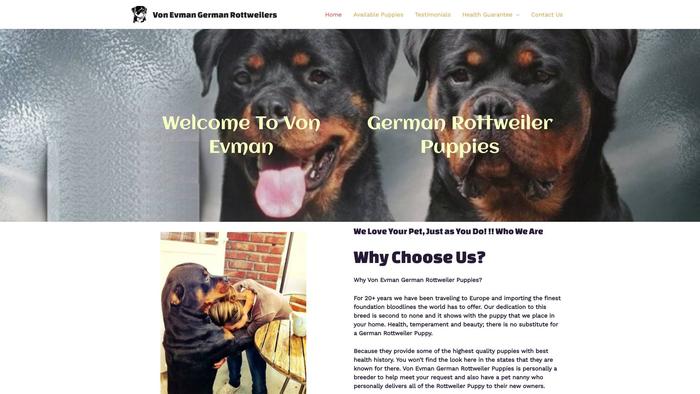 Vonevrottweilerpups.com - Germanshepherd Puppy Scam Review