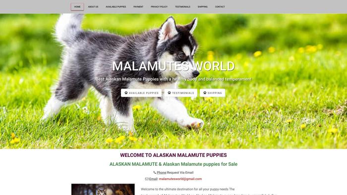 Alaskanmalamutespuppies.com - Malamute Puppy Scam Review