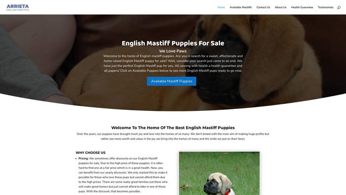 Arrietaenglishmastiffhouse.com - Tibetan Mastiff Puppy Scam Review