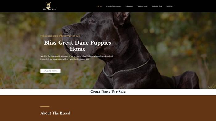 Blissgreatdane.com - Great Dane Puppy Scam Review