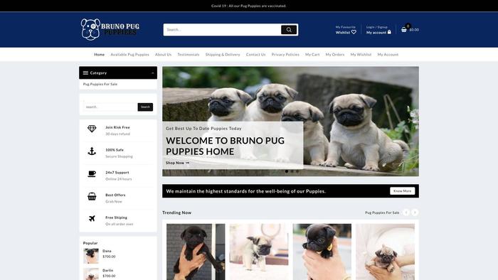 Brunopug.com - Pug Puppy Scam Review